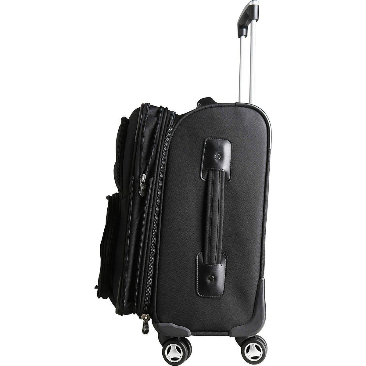 Black Green Bay Packers 21x22 Spinner Carry-On O8795