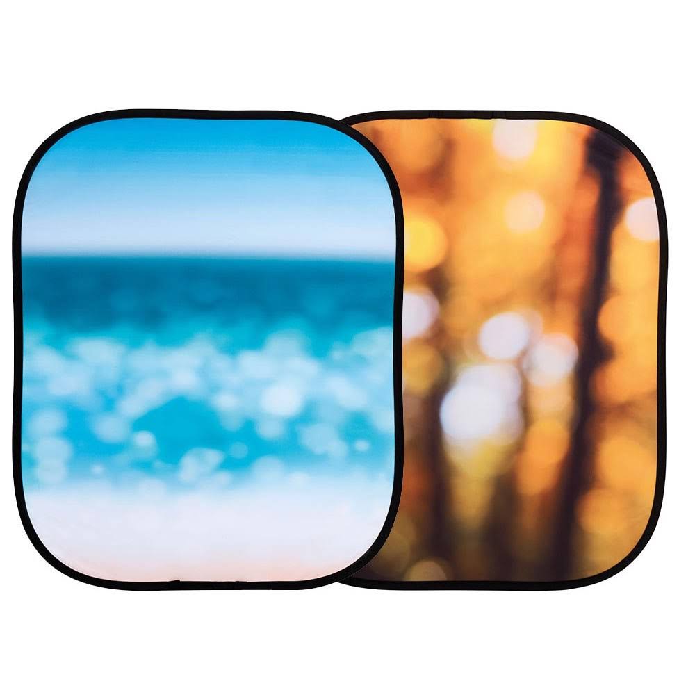 Autumn Foliage/Seascape Background X906