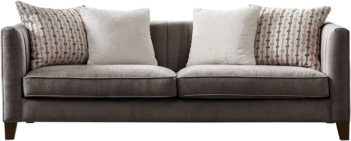Pink Velvet Loveseat I831821