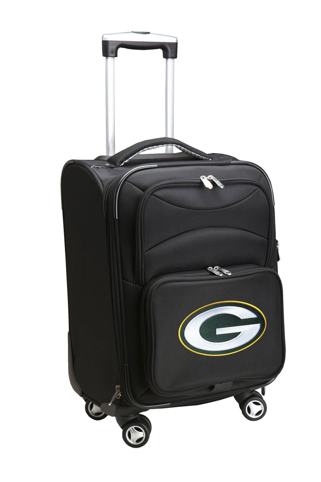 Black Green Bay Packers 21x22 Spinner Carry-On O8795