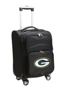 Black Green Bay Packers 21x22 Spinner Carry-On O8795