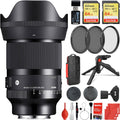 35mm f/1.4 DG DN Art Lens Leica L-Mount Bundle with 2X 64GB Extreme Memory Cards P396608